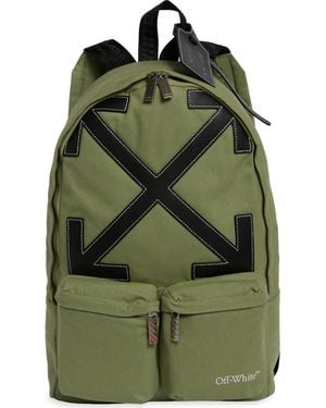 Off-White c/o Virgil Abloh Dome Double Pocket Backpack - Green