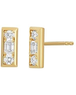Bony Levy Maya Diamond Stud Earrings - Metallic