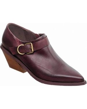 Antelope Jasmine Pointed Toe Ankle Bootie - Purple