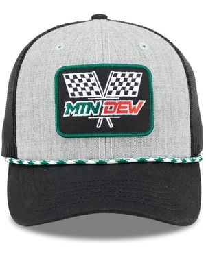 H3 SPORTGEAR Mountain Dew Snapback Trucker Hat - Gray