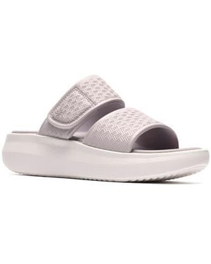 Clarks Solevana Star Platform Slide Sandal - Multicolor