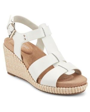 Rockport Belle Wedge Sandal - Natural