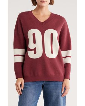Vigoss 90 Varsity Sweater - Red