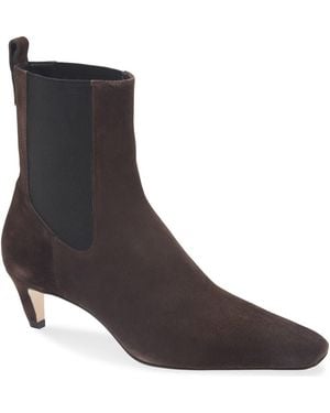 Reformation Roberta Kitten Heel Chelsea Boot - Brown