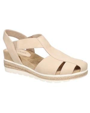 Easy Street Freeport Espadrille Wedge Sandal - Natural