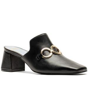 Frances Valentine Natty Mule - Black