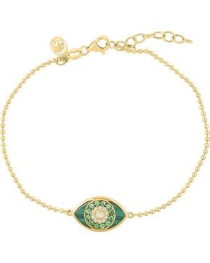 Effy Semiprecious Stone & Diamond Evil Eye Bracelet - Metallic
