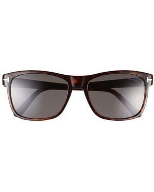Tom Ford Giulio 59Mm Polarized Square Sunglasses - Multicolor