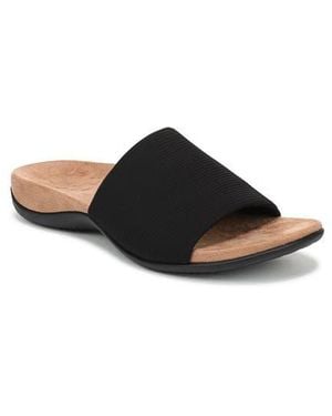 Vionic Renie Knit Slide Sandal - Black