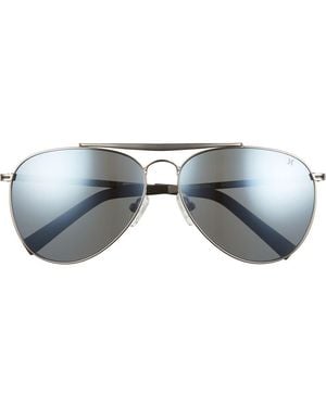 Hurley Polarized Aviator Sunglasses - Gray