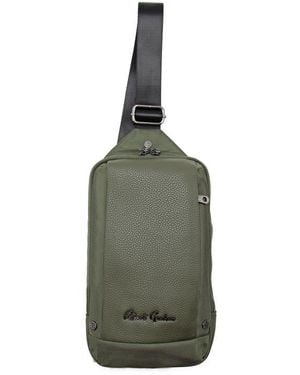 Robert Graham Howell Mixed Media Sling Bag - Green
