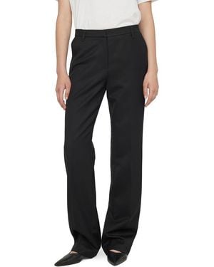 Anine Bing Classic Wool Pants - Black