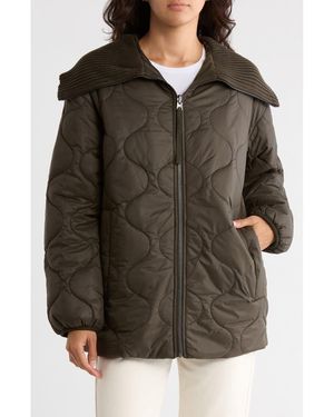 Lucky Brand Reversible Quilted Jacket - Multicolor