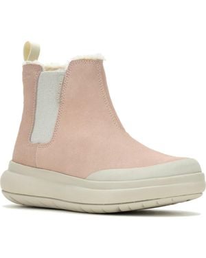 Merrell Marquette Thermo Waterproof Faux Shearling Lined Chelsea Boot - Natural