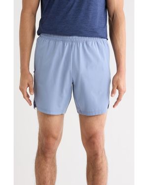 90 Degrees Airborne 7-Inch Woven Shorts - Blue