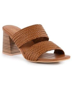 Seychelles Just Breathe Slide Sandal - Brown