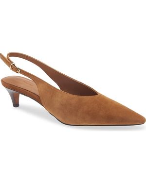 Madewell Emilie Pointed Toe Slingback Pump - Brown