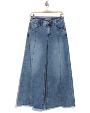 Wit & Wisdom Skyrise Center Seam Wide Leg Jeans - Blue