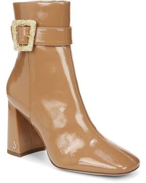 Sam Edelman Women's Corinne Fashion Boot - Heeled Boot With Buckle Detail