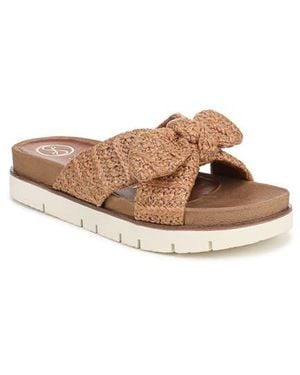 Sam & Libby Astrid Knot Slide Sandal - Brown