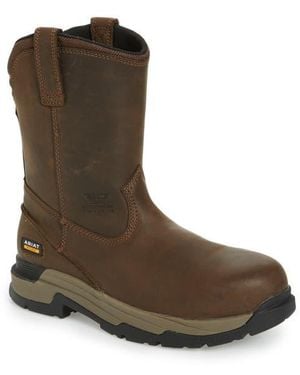 Ariat Mastergrip Pull-On Composite Toe Boot - Brown