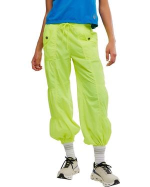 Free People Fp Movement Set Me Free Pants - Green