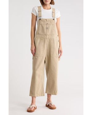 Denimist Relaxed Denim Overalls - Natural