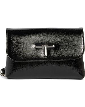 Tahari Vista Shine Crossbody Bag - Black