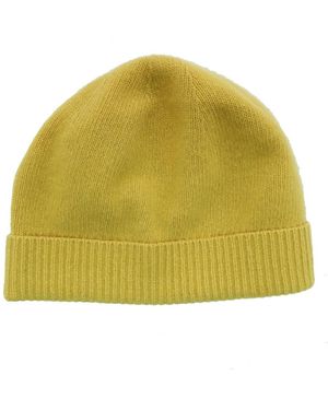 Portolano Cashmere Beanie - Yellow