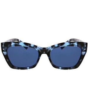 BCBGeneration 37Mm Chunky Catty Square Sunglasses - Blue