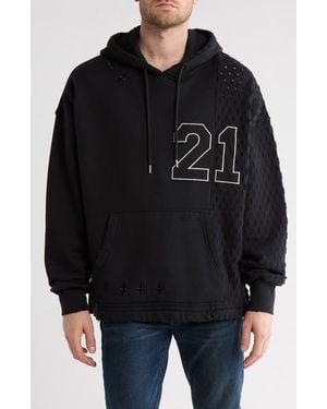 Purple Brand Heavyweight Fleece Hoodie - Black