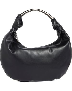 BCBGMAXAZRIA Knotted Top Handle Bag - Black