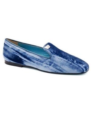 Valentina Rangoni Babbuccia Venetian Loafer - Blue