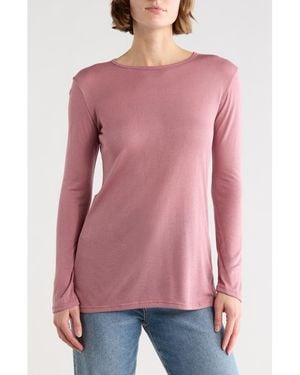 Go Couture Long Sleeve T-Shirt - Pink