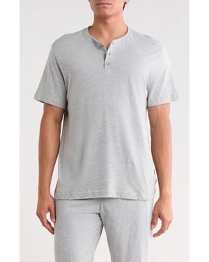 Eddie Bauer Jersey Henley T-Shirt - Gray