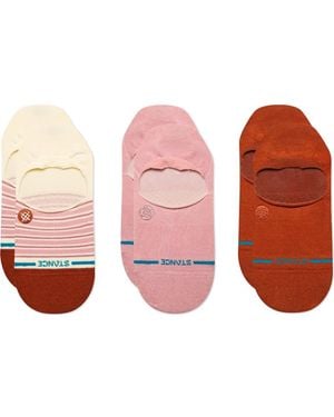 Stance Fortune Assorted 3-Pack No-Show Socks - Pink