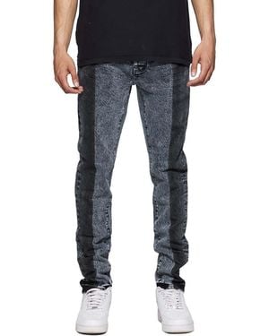 Purple Brand Half Coated Skinny Jeans - Blue