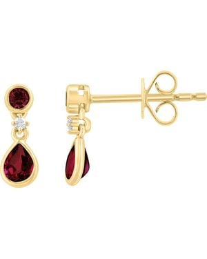 Effy Goldtone Plated Sterling Drop Earrings - Metallic