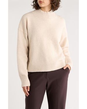 Truth Mock Neck Pullover Sweater - Natural