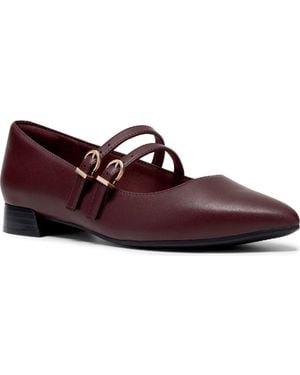 Clarks Natalyn Lane Mary Jane Flat - Red