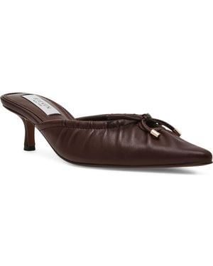 Steven New York Bonaie Kitten Heel Mule - Brown