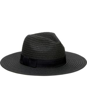 San Diego Hat Wide Brim Upf 50+ Fedora - Black