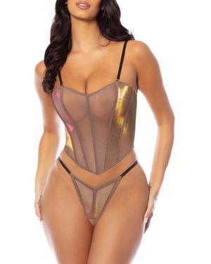 Oh La La Cheri Nova Bustier - Brown