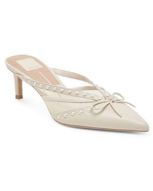 Dolce Vita Keilah Pointed Toe Mule - White