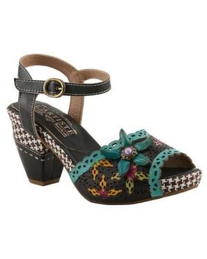 Spring Step Miabella Ankle Strap Sandal - Green