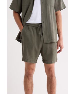 Lucky Brand Pull-On Textured Short - Green