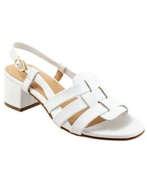 Trotters Luna Cage Sandal - White