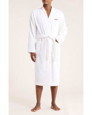 BOSS Terry Robe - White