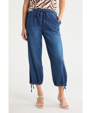 Sanctuary Go With The Flow Denim Pants - Blue