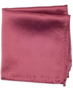 Con.struct Solid Satin Pocket Square - Purple